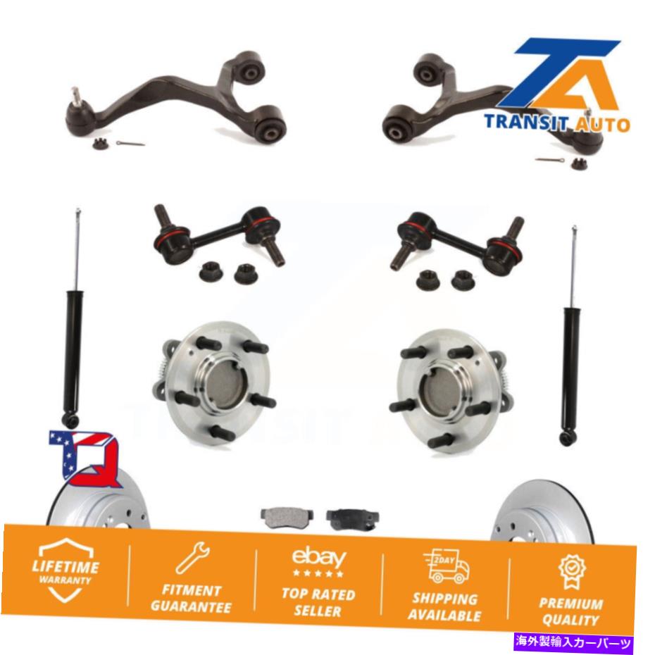 サスペンション ヒュンダイソナタ3.3L用のリアディスクローターブレーキパッドサスペンションキット（11PC） Rear Disc Rotors Brake Pad Bearing Suspension Kit (11Pc) For Hyundai Sonata 3.3L【並行輸入品】