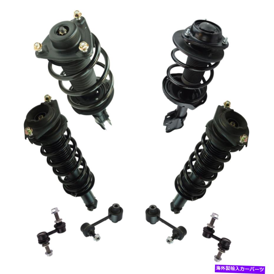 サスペンション TRQ 8ピースSubaruレガシー用の完全なストラットアセンブリとスウェイバーリンクセットキット TRQ 8 Piece Complete Strut Assembly & Sway Bar Link Set Kit for Subaru Legacy【並行輸入品】