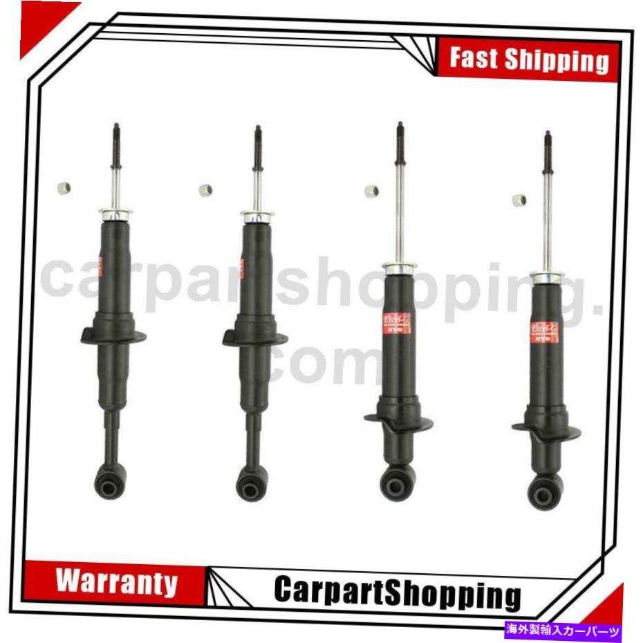 サスペンション 4つのKyb Shocks＆Strutsサスペンションストラットフロントリアのフォード2006-2010 4 KYB Shocks & Struts Suspension Struts Front Rear For Ford 2006-2010【並行輸入品】