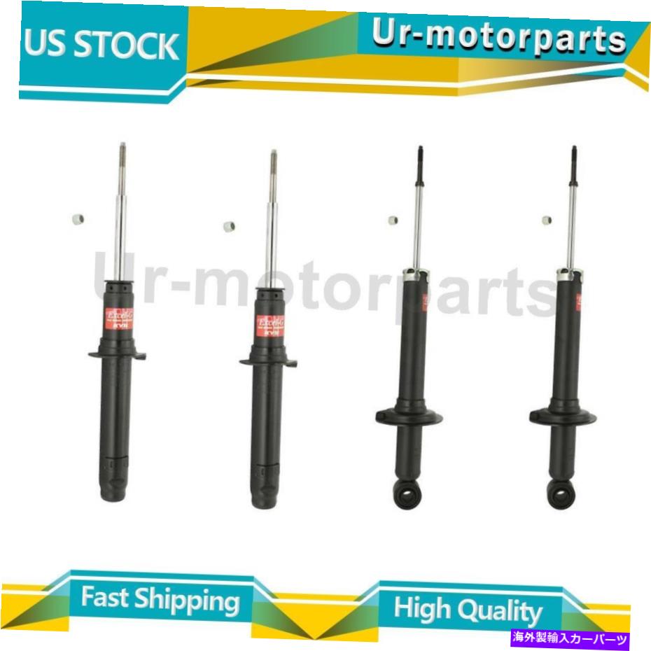 サスペンション （4）フロントリアサスペンションストラットKYBショック＆ストラットフィットキアアマンティ2004-2006 (4) Front Rear Suspension Strut KYB Shocks & Struts Fits Kia Amanti 2004-2006【並行輸入品】