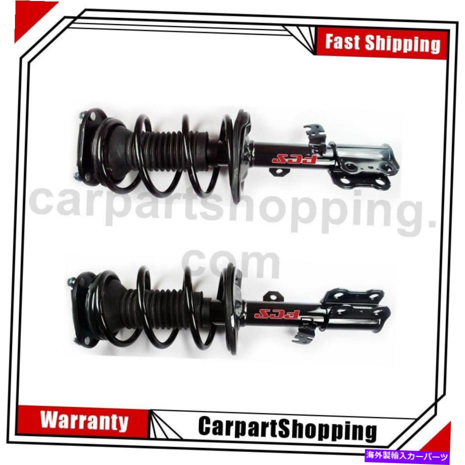 サスペンション 4フォーカスオートパーツ完全なストラットコイルスプリングフロントリア2010年サイオンTC 4 Focus Auto Parts Complete Strut Coil Spring Front Rear For 2010 Scion tC【並行輸入品】