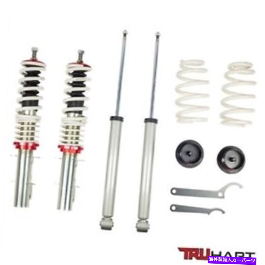 サスペンション Truhart Basic Coilovers VW Golf / GTI / Jetta 99-05用の低下サスペンションキット Truhart Basic Coilovers Lowering Suspension Kit for VW Golf / GTI / Jetta 99-05【並行輸入品】