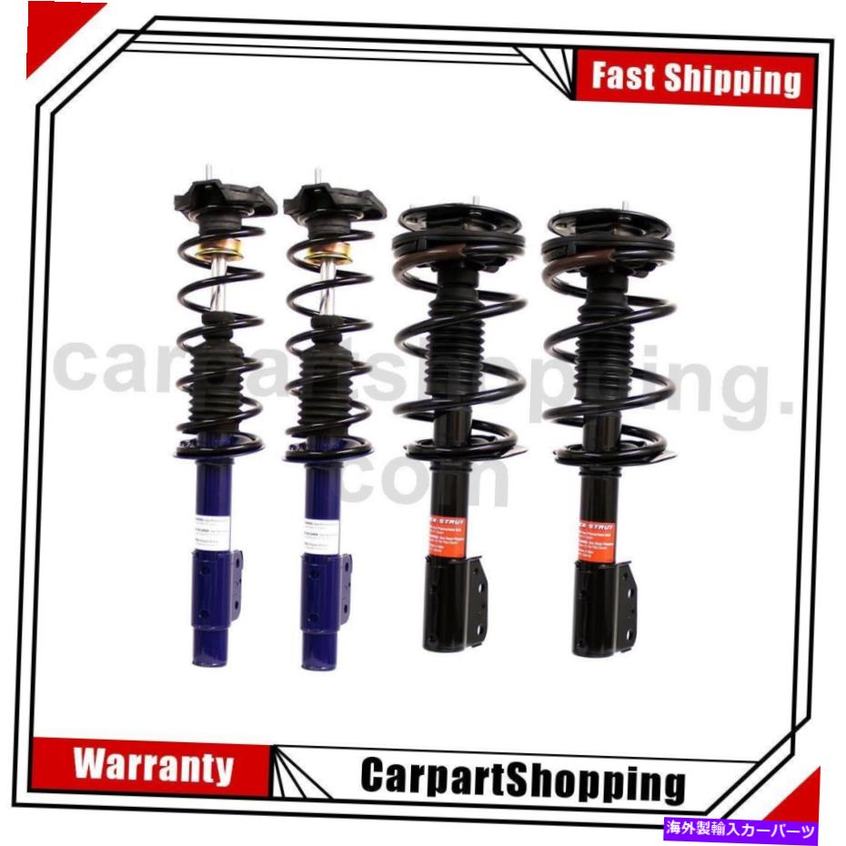 サスペンション 4モンローショックコンプリートストラットコイルスプリングフロントリアオールドモービルアレロ 4 Monroe Shock Complete Struts Coil Spring Front Rear For Oldsmobile Alero【並行輸入品】