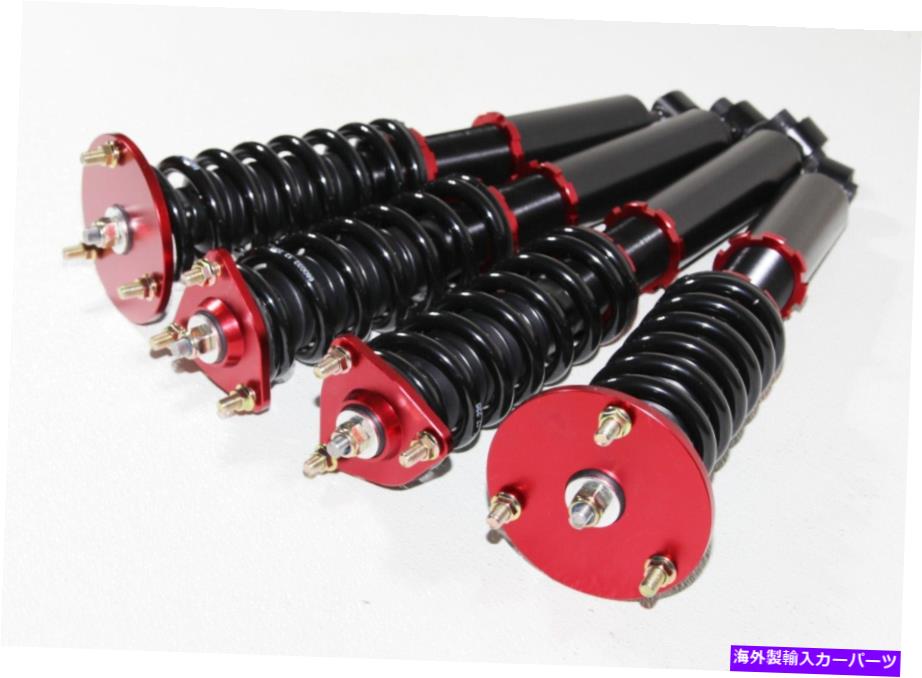 サスペンション ノンアジャン型コイルオーバーサスペンションレッドレクサス06-13 IS250/350 07-11 GS350 RWD NON Adj.Dampen Coilover Suspension RED Lexus 06-13 IS250/350 07-11 GS350 RWD【並行輸入品】