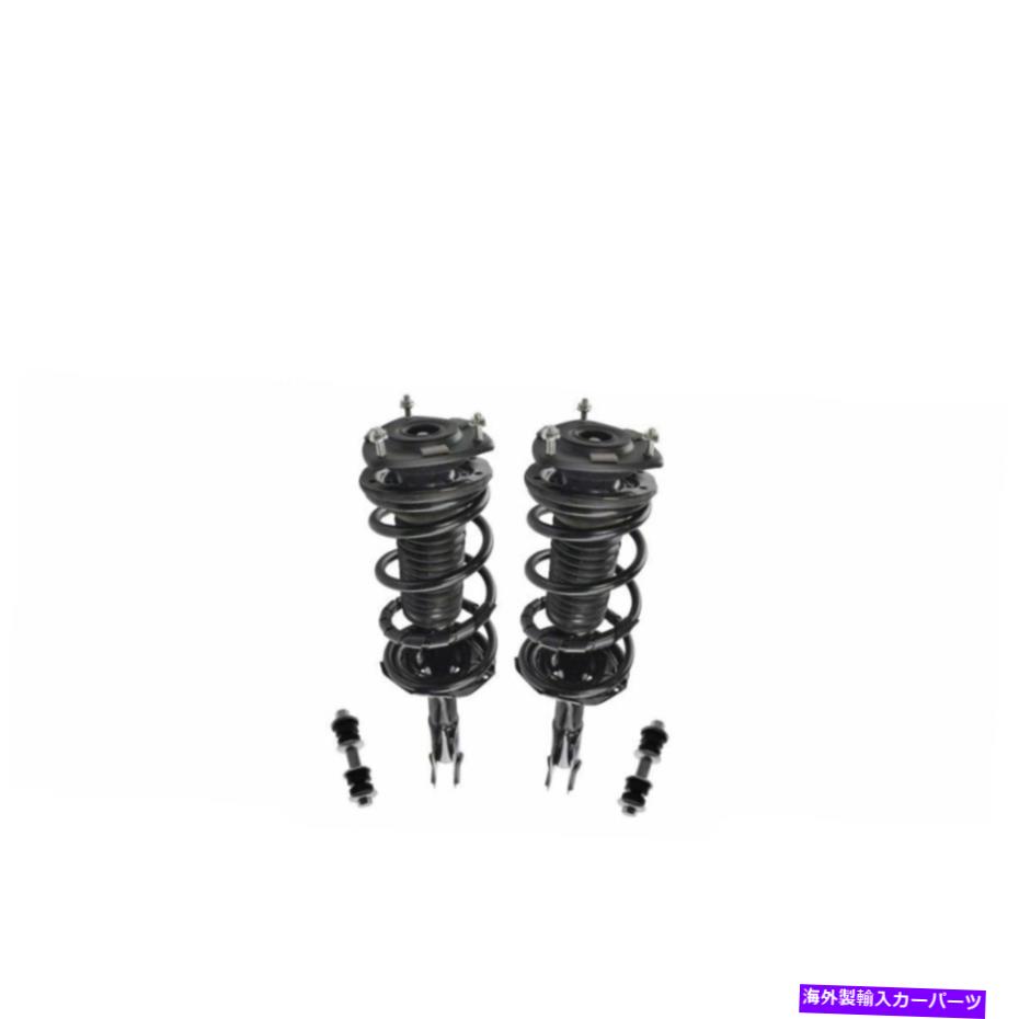 サスペンション 4PCフロント完全なストラットアセンブリ＆スウェイバーリンクセットエコーXA XB用のキット 4pc Front Complete Strut Assembly & Sway Bar Link Set Kit For Echo xA xB【並行輸入品】