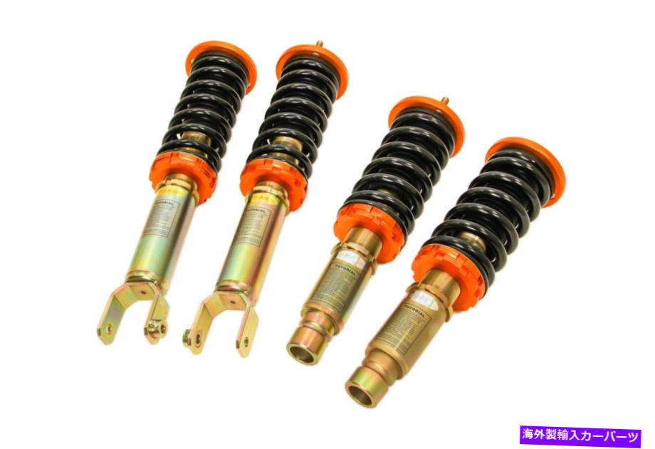 サスペンション Acura Integra 90-93コイルバーズDAショックストラッツスプリングスヨナカサスペンションキット Acura Integra 90-93 Coilovers DA Shocks Struts Springs Yonaka Suspension Kit【並行輸入品】