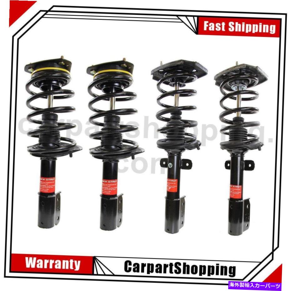 サスペンション 4モンローストラット完全ストラットコイルスプリングフロントリア2012年シボレーインパラ 4 Monroe Struts Complete Struts Coil Spring Front Rear For 2012 Chevrolet Impala【並行輸入品】