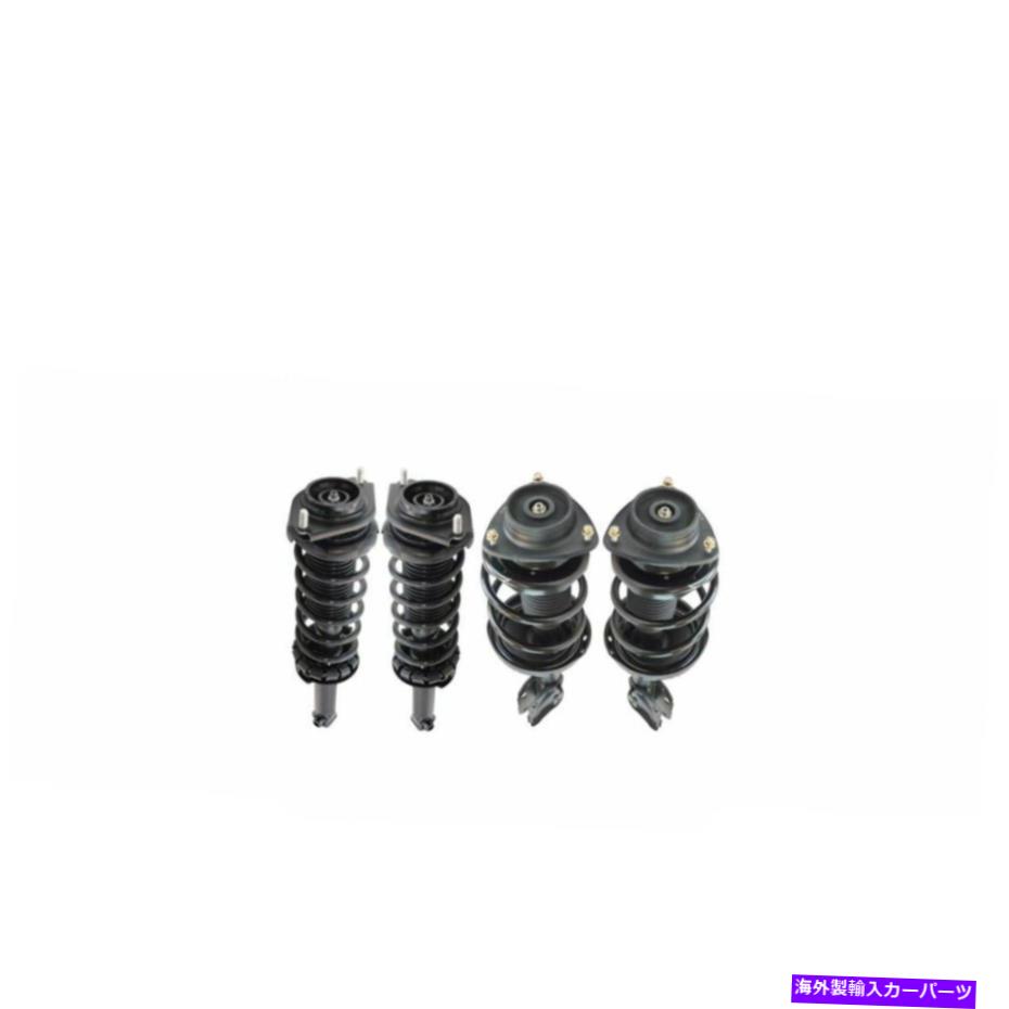 サスペンション スバルのための完全なストラットスプリングアセンブリショックキットセット4PCフロントリア For Subaru Loaded Complete Strut Spring Assembly Shock Kit Set 4pc Front Rear【並行輸入品】