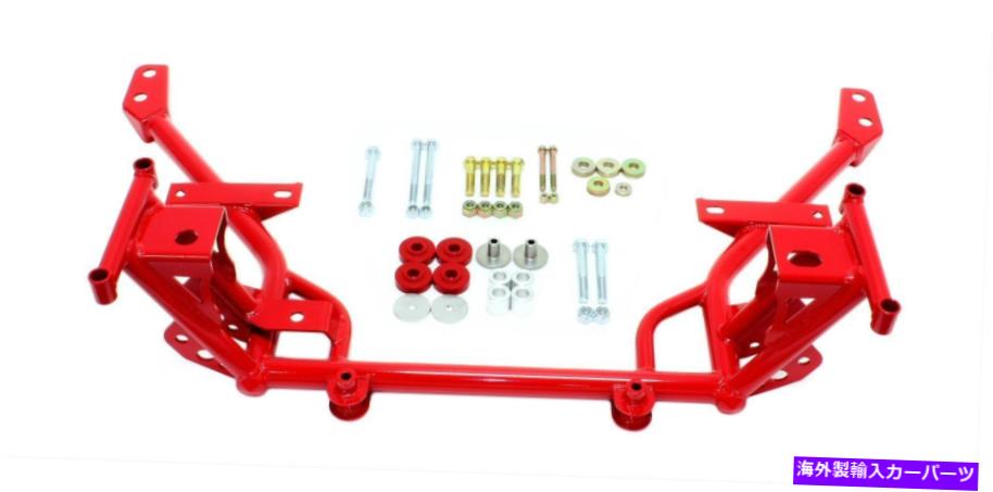 サスペンション BMRサスペンションKメンバーChromoly Red PowderCoated Ford 5.0Lそれぞれモジュラー BMR Suspension K-Member Chromoly Red Powdercoated Ford 5.0L Modular Each【並行輸入品】