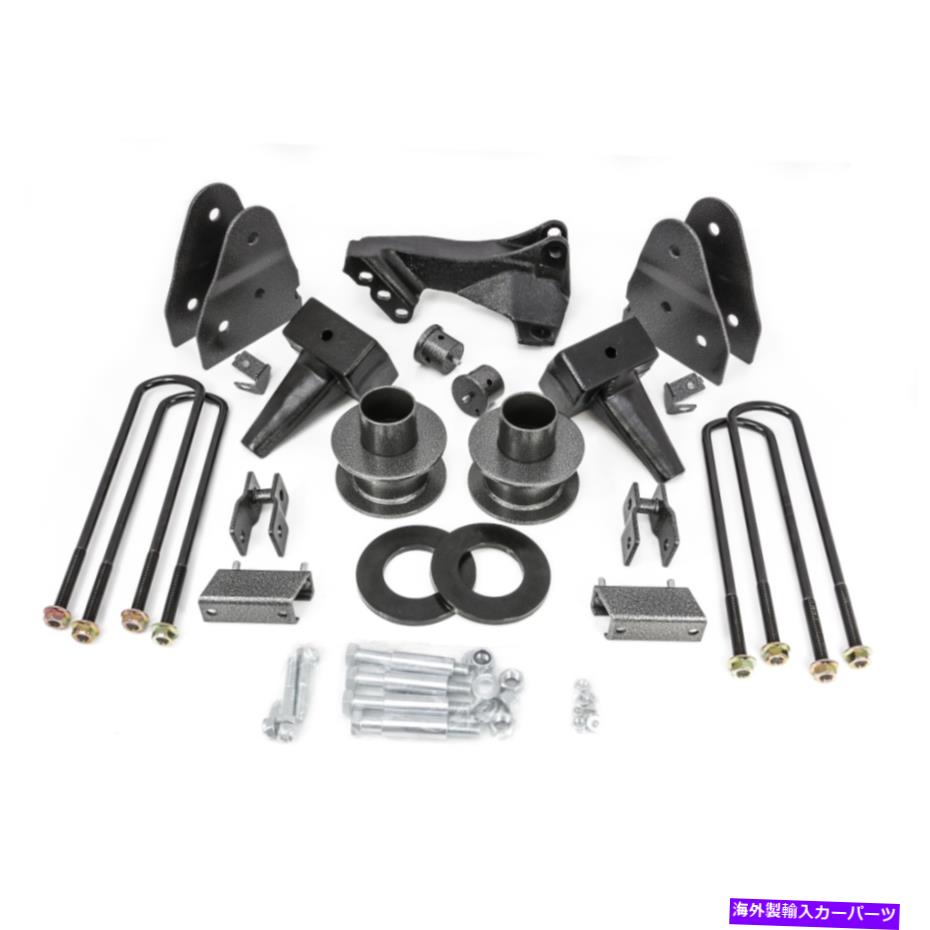 サスペンション 1999-10フォードF250/F350/F450フラットブロック5.0 ''リアブロックキットの頑丈なオフロード Rugged Offroad For 1999-10 Ford F250/F350/F450 Flat Block 5.0'' Rear Block Kit【並行輸入品】