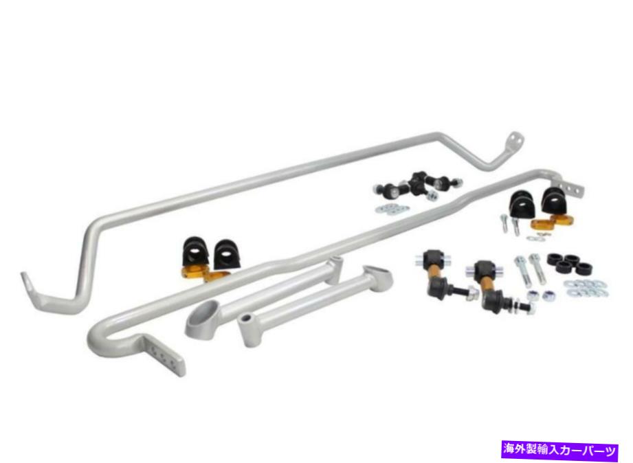 サスペンション ホワイトラインフロントとリアスウェイバーの車両キットに適合する08-14 IMPREZAに適合する Fits Whiteline Front And Rear Sway Bar Vehicle Kit Fits 08-14 Impreza【並行輸入品】