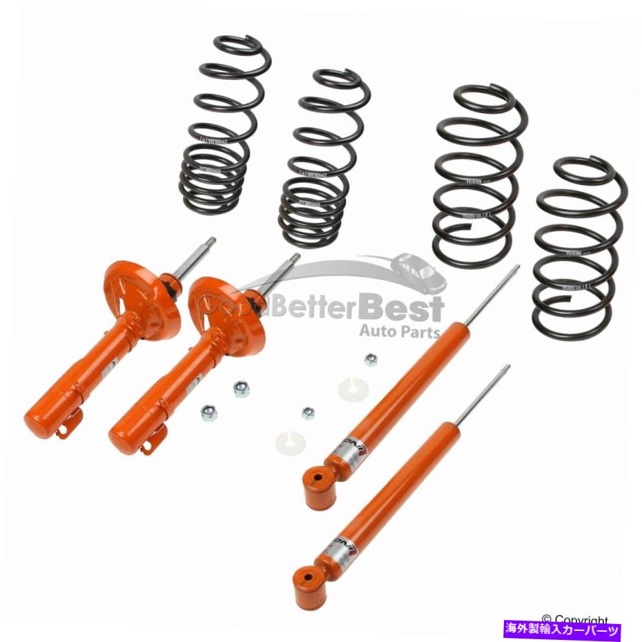 サスペンション フォルクスワーゲンvwビートル用の新しいコニサスペンションキットフロントとリア11204891 New Koni Suspension Kit Front and Rear 11204891 for Volkswagen VW Beetle【並行輸入品】