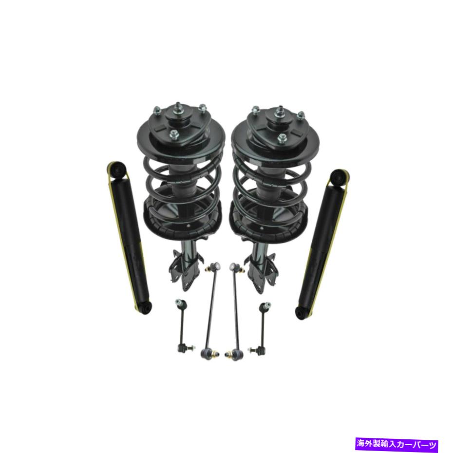サスペンション 8-PCフロント＆リアサスペンションストラットアセンブリスウェイバーエンドリンクキットAcura MDX 8-pc Front & Rear Suspension Strut Assembly Sway Bar End Link Kit For Acura MDX【並行輸入品】