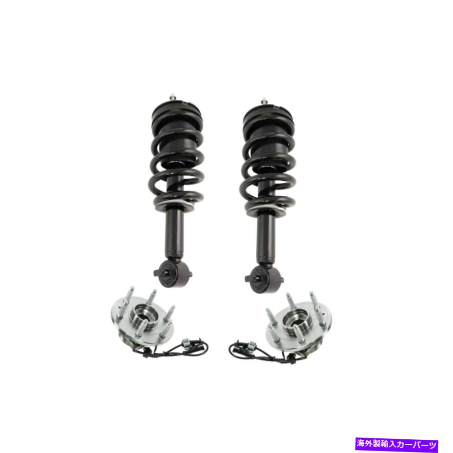 サスペンション 4 PCステアリングとサスペンションキット完全ストラットスプリングアセンブリホイールベアリング 4 pc Steering & Suspension Kit Complete Strut Spring Assembly Wheel Bearings【並行輸入品】