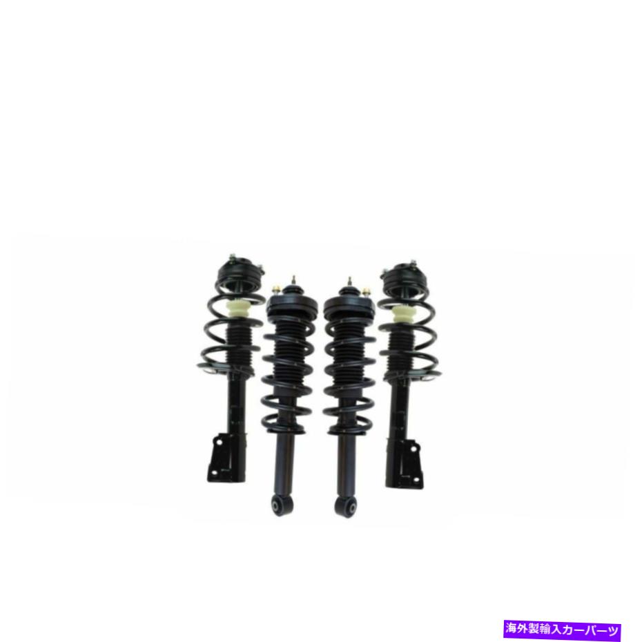 サスペンション フロントリアコンプリートショックストラットスプリングアセンブリ4PCセットキット用ダッジ Front Rear Complete Shock Strut Spring Assembly 4pc Set Kit For Dodge【並行輸入品】