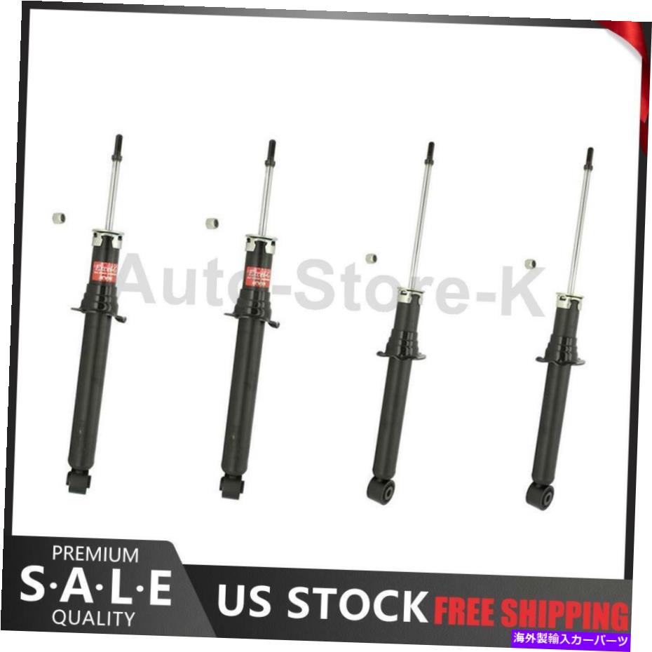 サスペンション 2001年から2006年のレクサスLS430のKYBフロントリアコンプリートストラットセット4 KYB Front Rear Complete Strut Set of 4 for 2001-2006 Lexus LS430【並行輸入品】