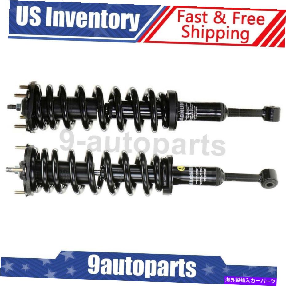 サスペンション 2007-2019 Toyota Tundra Monroe Complete Strut＆Coil Spring Front 2 of Of Fits 2007-2019 Toyota Tundra Monroe Complete Strut & Coil Spring Front 2 Of【並行輸入品】