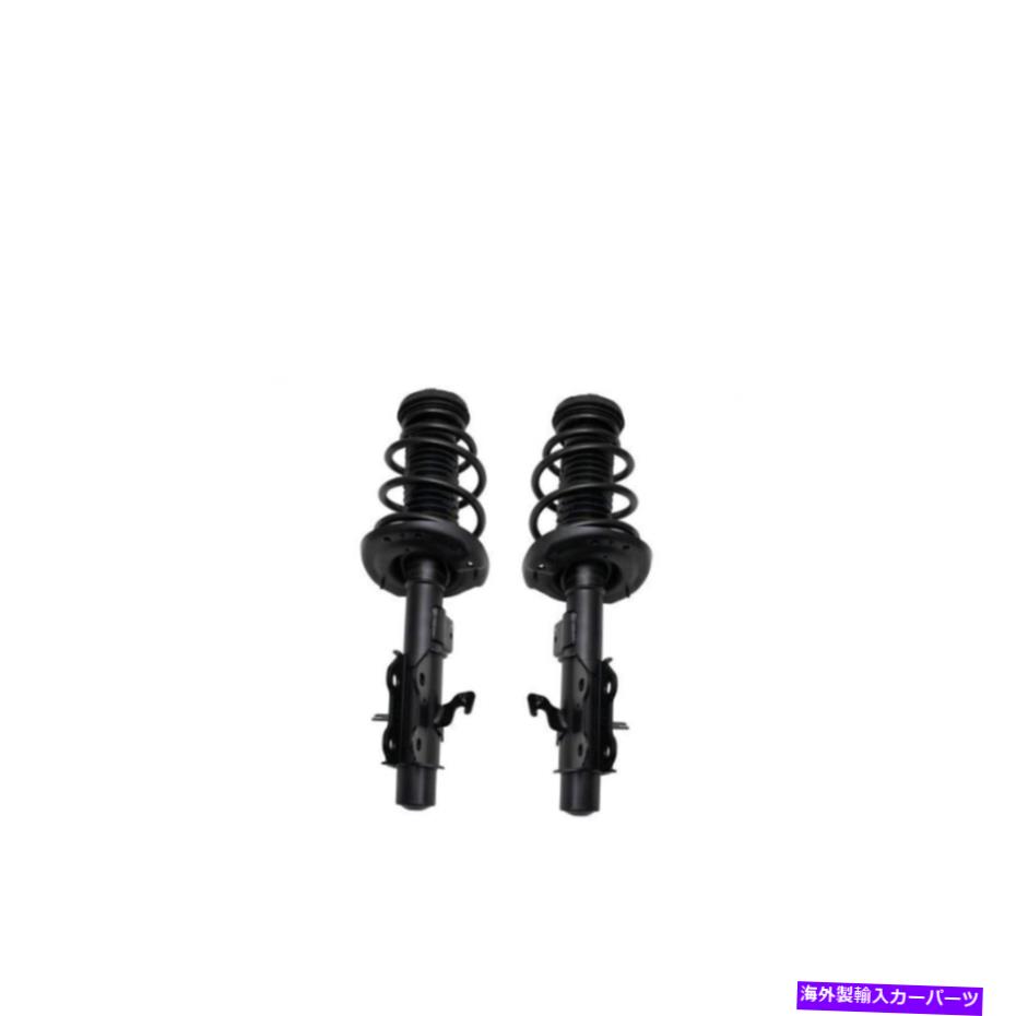 サスペンション カマロ3.6L V6用のフロントフロントロードストラットスプリングアセンブリペアサイド Front Complete Loaded Strut Spring Assembly Pair Sides For Camaro 3.6L V6【並行輸入品】