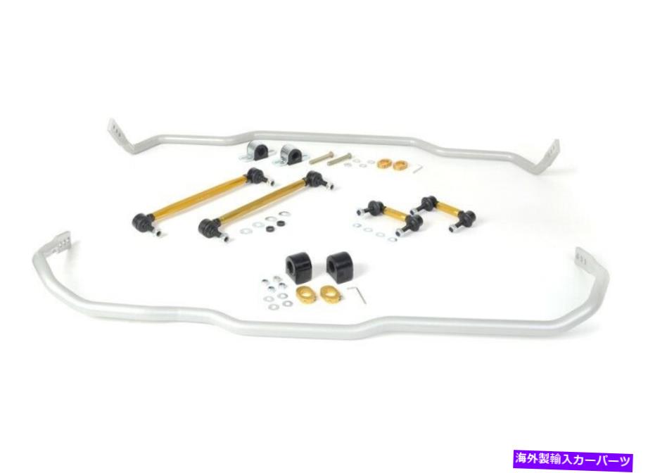 サスペンション ホワイトライン24mmフロントとリアスウェイバーゴルフGTIジェッタグリMK5 MK6 A3 FWD 06-13 Whiteline 24mm Front and Rear Sway Bars Golf GTI JETTA GLI MK5 MK6 A3 FWD 06-13【並行輸入品】