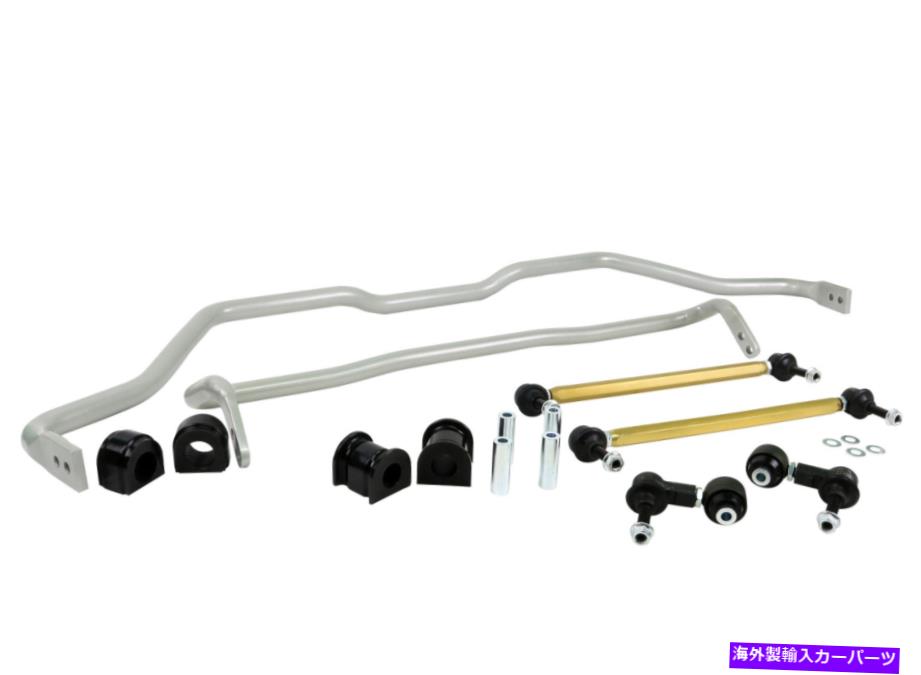 サスペンション ホワイトライン17-18ホンダシビックタイプR FK8 / 16-18ホンダシビックEX / LXフロント＆＆LX Whiteline for 17-18 Honda Civic Type-R FK8 / 16-18 Honda Civic EX/LX Front &【並行輸入品】