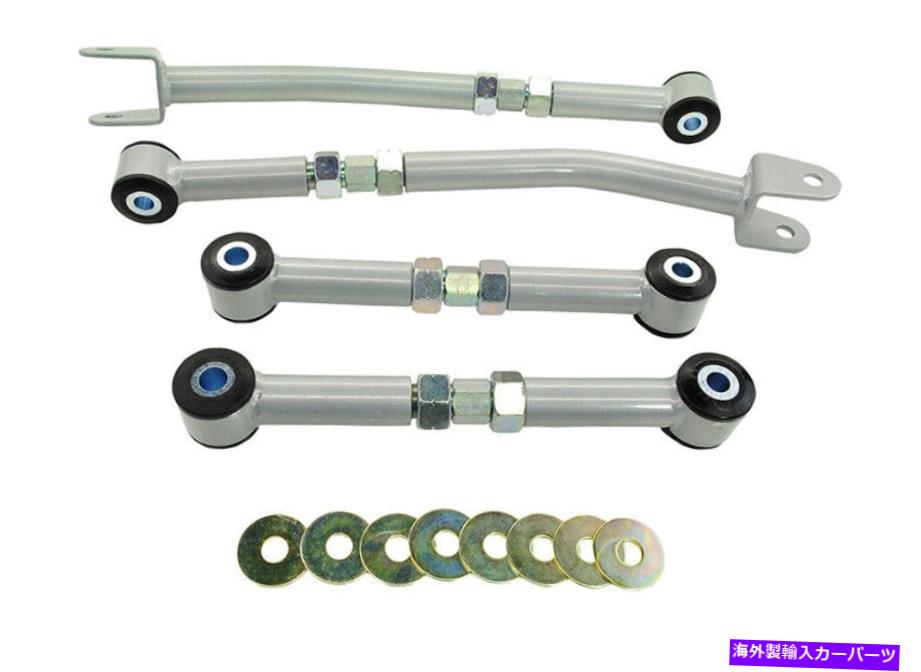 サスペンション ホワイトラインパフォーマンスKTA124コントロールアーム下部と後部腕 WHITELINE PERFORMANCE KTA124 Control Arms Lower Front And Rear Arm【並行輸入品】