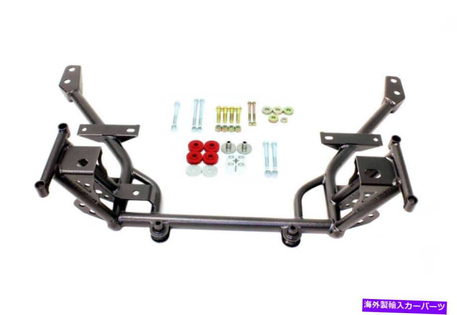 サスペンション BMRサスペンションKM018 05-14フォードマスタングのブラックKメンバー標準モーターマウント Bmr Suspension Km018 Black K-Member Standard Motor Mounts For 05-14 Ford Mustang【並行輸入品】