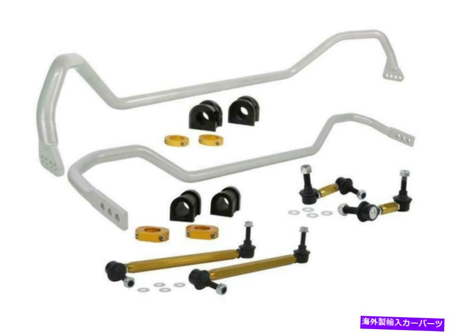 サスペンション ホワイトライン26mmフロント＆22mmリアスウェイバーキット08-09ポンティアックG8 Whiteline 26mm Front & 22mm Rear Swaybar Kit for 08-09 Pontiac G8【並行輸入品】