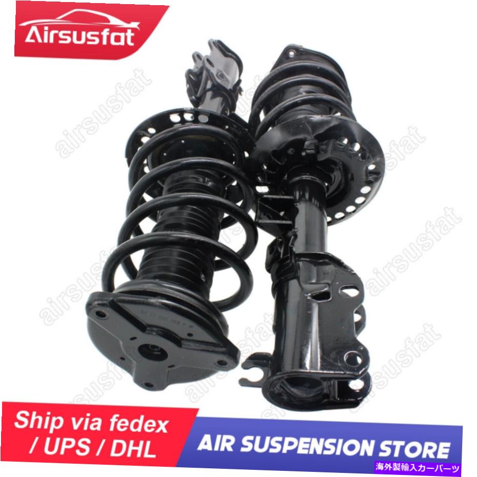 サスペンション 2xフロントL+RエアサスペンションショックメルセデスベンツW639 Vito Vianoのアセンブリ 2x Front L+R Air Suspension Shocks Assembly for Mercedes-Benz W639 Vito Viano【並行輸入品】