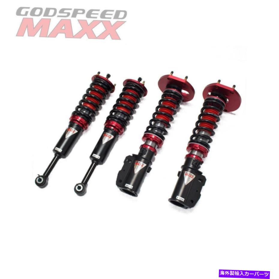 サスペンション Godspeed Maxxコイルオーバー低下キット調整可能なサスペンション964 911 91-94 Godspeed MAXX Coilovers Lowering Kit Adjustable Suspension for 964 911 91-94【並行輸入品】