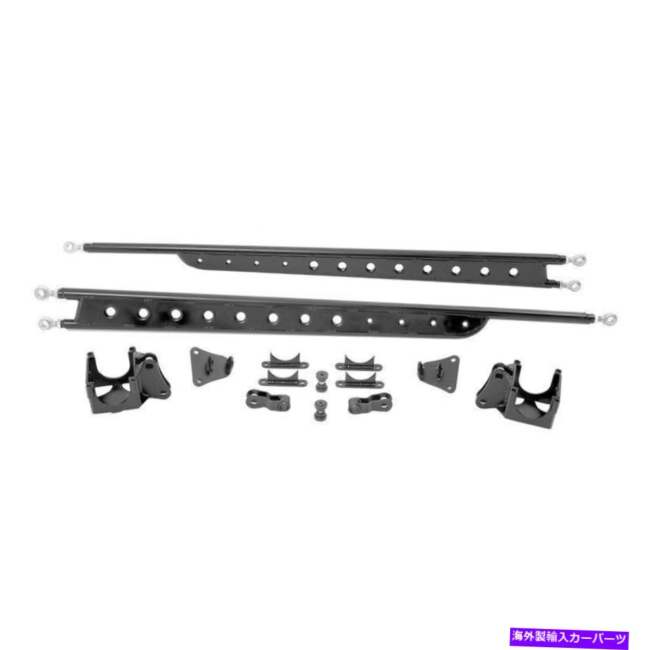 サスペンション 2010年フォードF-250スーパーデューティのFabTech調整可能なトラクションバー Fabtech Adjustable Traction Bars for 2010 Ford F-250 Super Duty【並行輸入品】