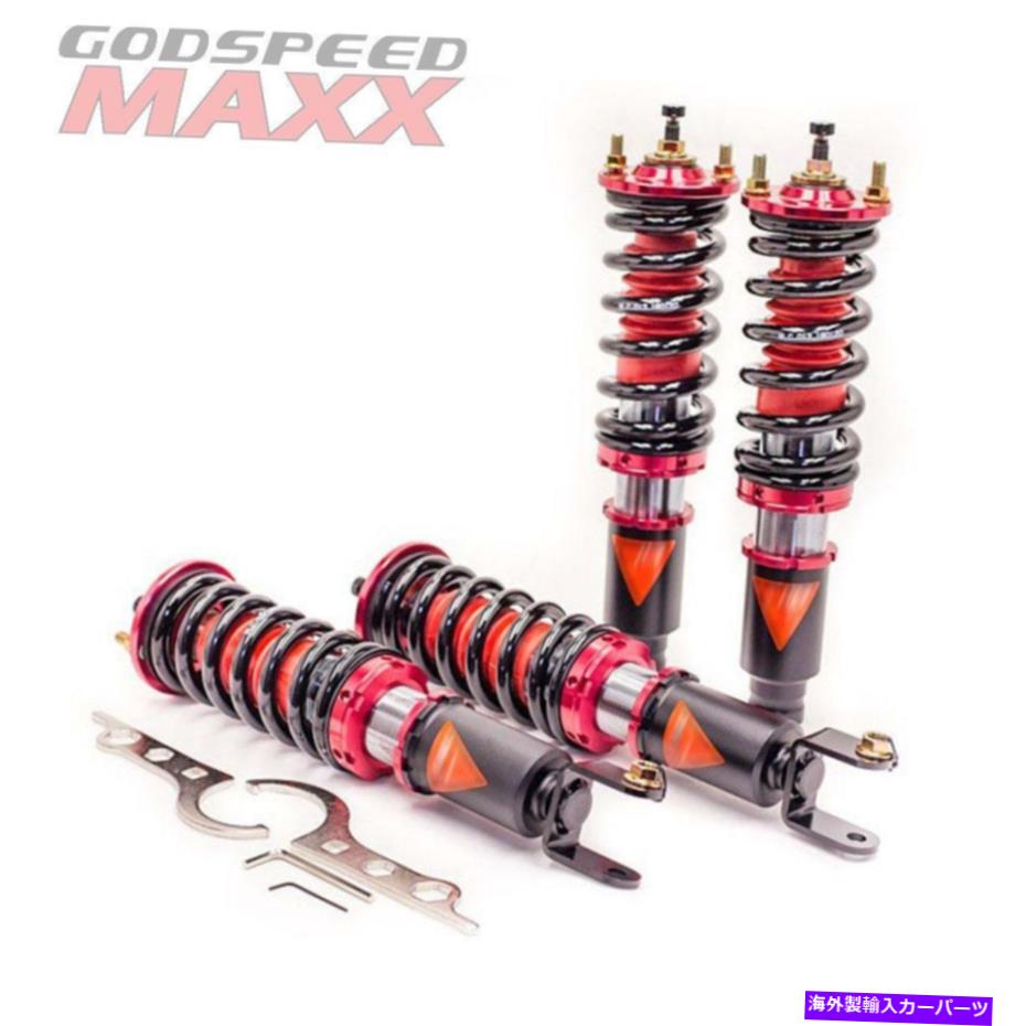サスペンション Godspeed Maxxコイルオーバー下降キットadj。 Civic Del Sol 93-97のサスペンションEg Godspeed MAXX Coilovers Lowering Kit Adj. Suspension for Civic Del Sol 93-97 EG【並行輸入品】