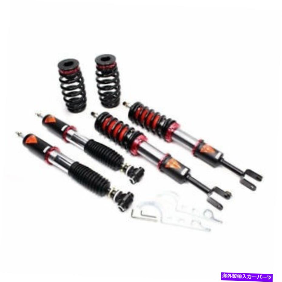 サスペンション Audi A6 97-04 C5 FWD GodSpeed Maxx Damperコイルオーバーストラットサスペンションキット用 FOR AUDI A6 97-04 C5 FWD GODSPEED MAXX DAMPER COILOVERS STRUT SUSPENSION KIT【並行輸入品】