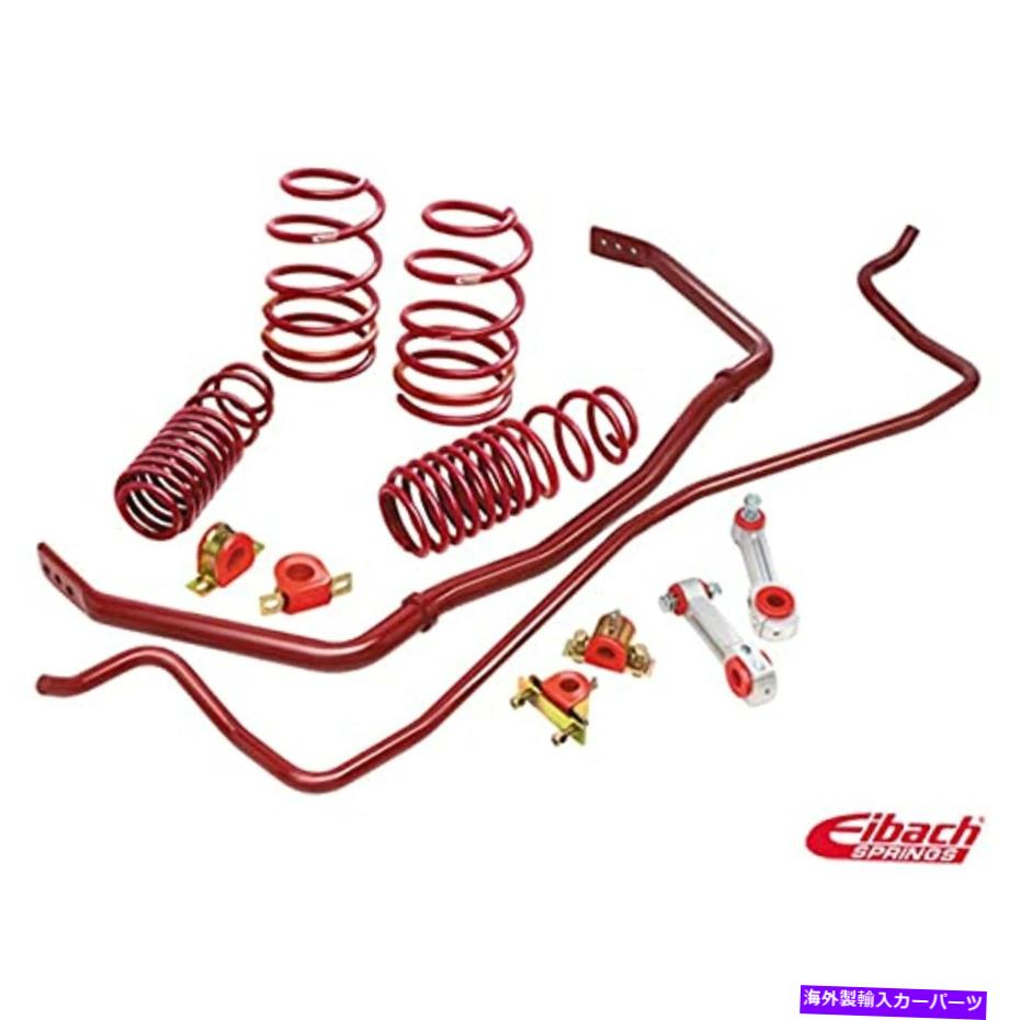 サスペンション サスペンションレベリングレベリング-4WDリアエアリフト89375フィット19-20RAM 1500 Eibach Sportline-Plus Kit for 2015 Mustang 2.3L EcoBoost/3.7L V6/GT 5.0L V8【並行輸入品】