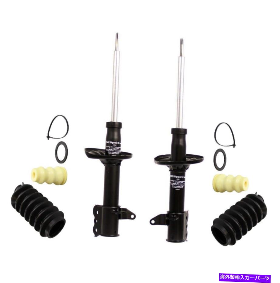 サスペンション Firestone 2404 Monroe Rear Left and Right Struts & Boot Kits For Mazda Protege LX ES DX SE【並行輸入品】