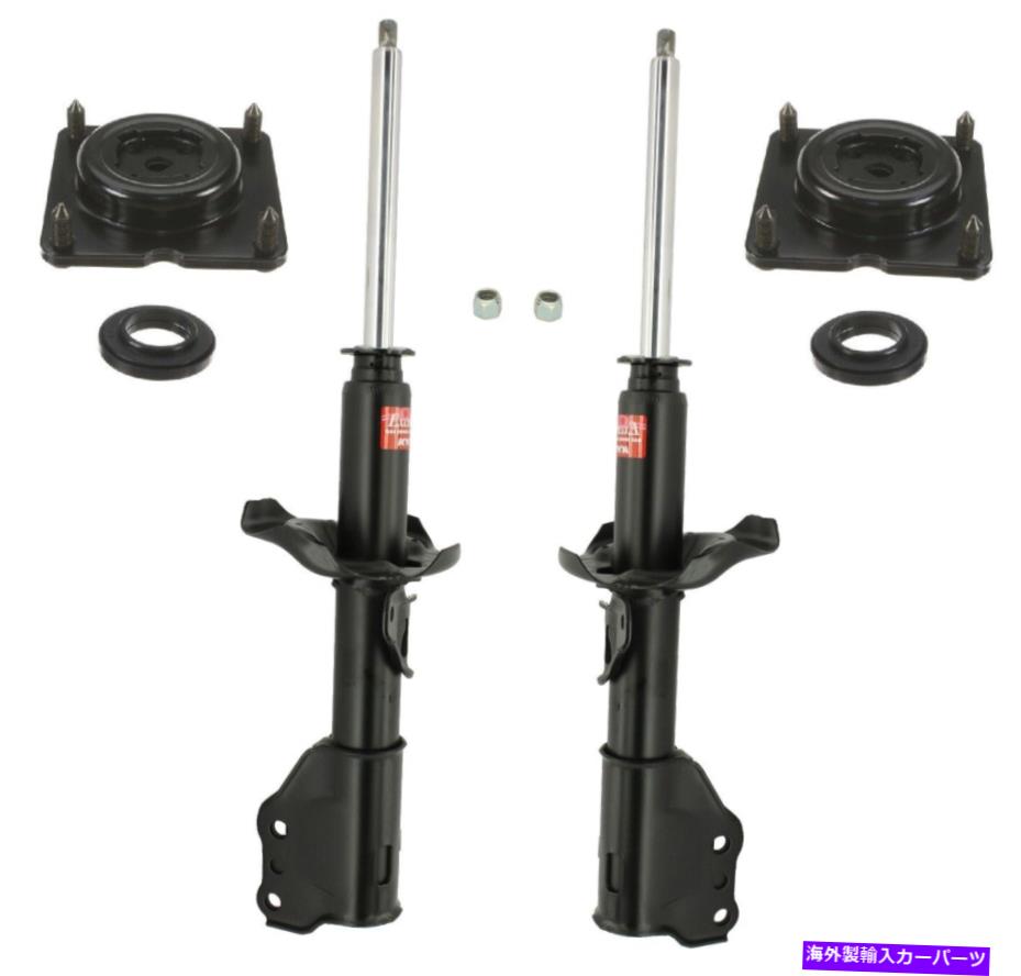 サスペンション エアエアサスペンションTRQ PAA80065 KYB Front Suspension Struts and Mounts Kit For Mazda MPV 2000-2006【並行輸入品】