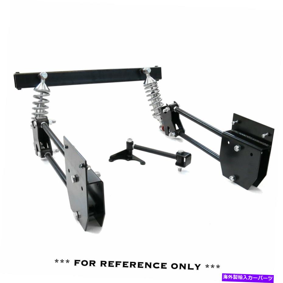 サスペンション シボレーシルシル3500 HD 11-19 Parallel 4-Link Coilover Kit 1967-1972 Ford Pickup Weld-On Rear Suspension F100【並行輸入品】