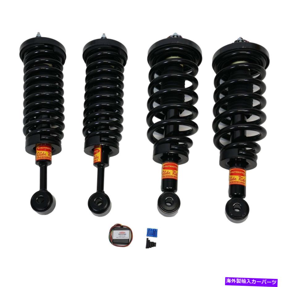 サスペンション 2003-2004 Ford Expedition 4輪エアサスペンション交換システムサスペン付き 2003-2004 Ford Expedition 4-Wheel Air Suspension Replacement System with Suspens【並行輸入品】