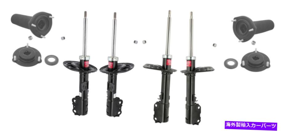 サスペンション アウディQ7 KYB Front and Rear Suspension Struts & Mounts Kit For Toyota Avalon 2009-2009【並行輸入品】