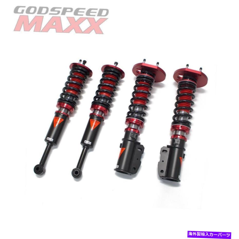 サスペンション 2xリアr+l Godspeed MAXX Coilovers Lowering Kit Adjustable Suspension for 964 911 89-90【並行輸入品】