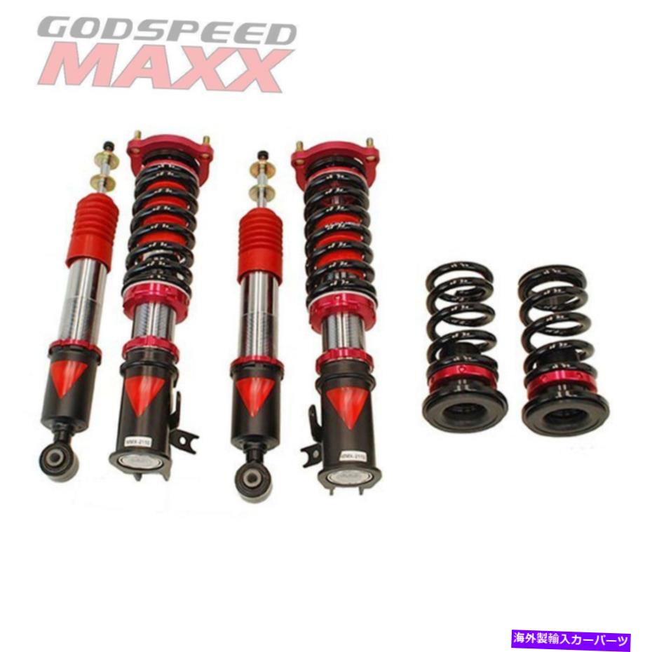 サスペンション Qa1サスペンションキットキットレベル1 Godspeed MAXX Coilovers Lowering Kit Adjustable Suspension for ACURA ILX 13-15【並行輸入品】