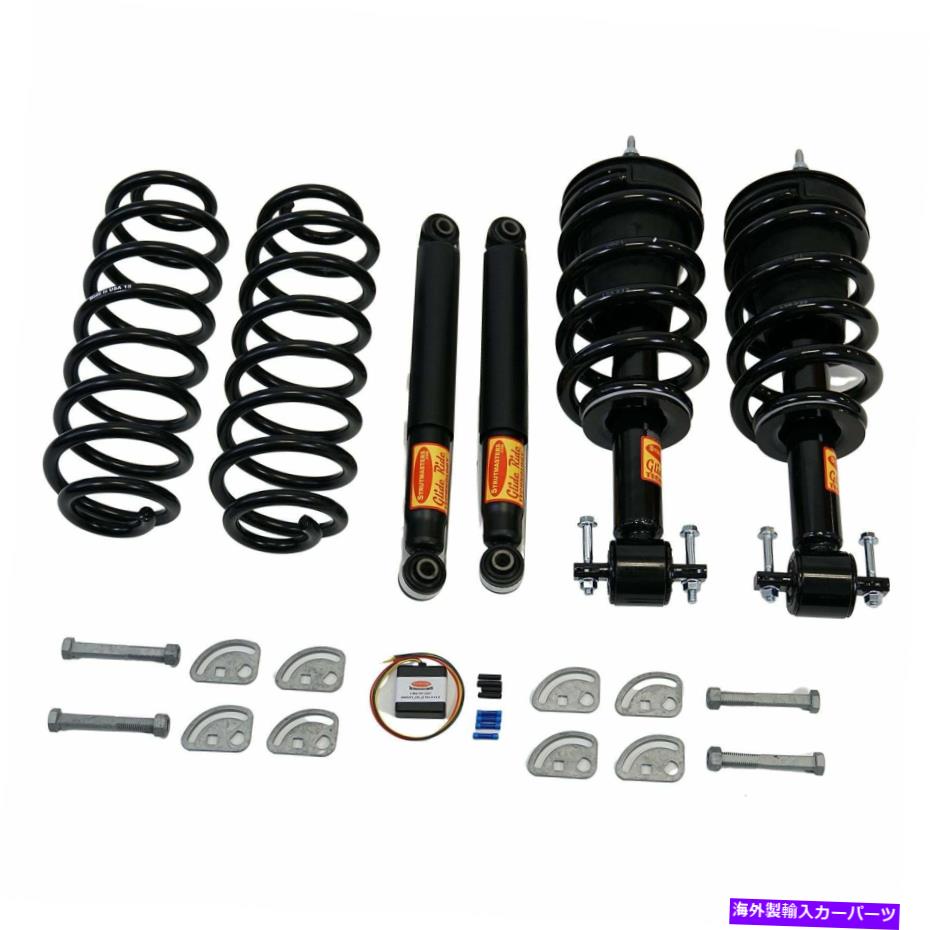 サスペンション 4MaticメルセデスW220S430 2007-2013 Chevrolet Tahoe 4 Wheel Air Suspension Conversion Kit With Camber Bolt【並行輸入品】
