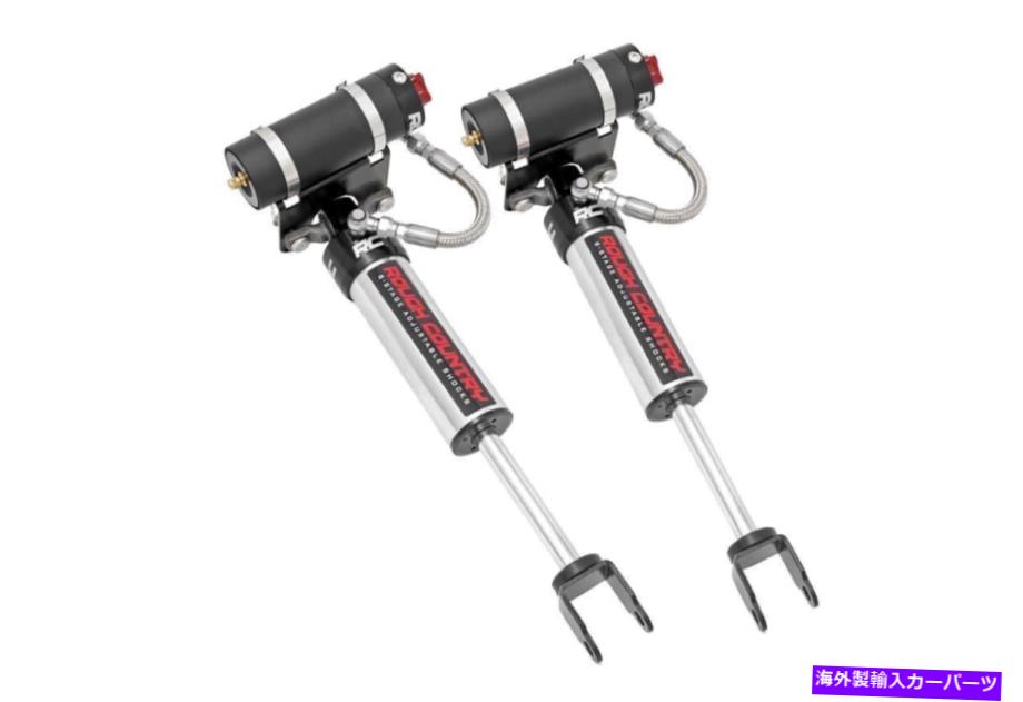 サスペンション BMW 528I 1997-2000 2 x Rough Country GM F Adjustable Vertex Shocks 11-19 Silv/Sierra F|for 3-4.5" Lifts【並行輸入品】|Us Custom Parts Shop USDM