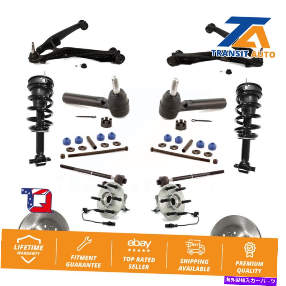 サスペンション シボレーGMC郊外のフロントローターブレーキパッドサスペンションキット（15pc） Front Rotors Brake Pads Bearing Suspension Kit (15Pc) For Chevrolet GMC Suburban【並行輸入品】