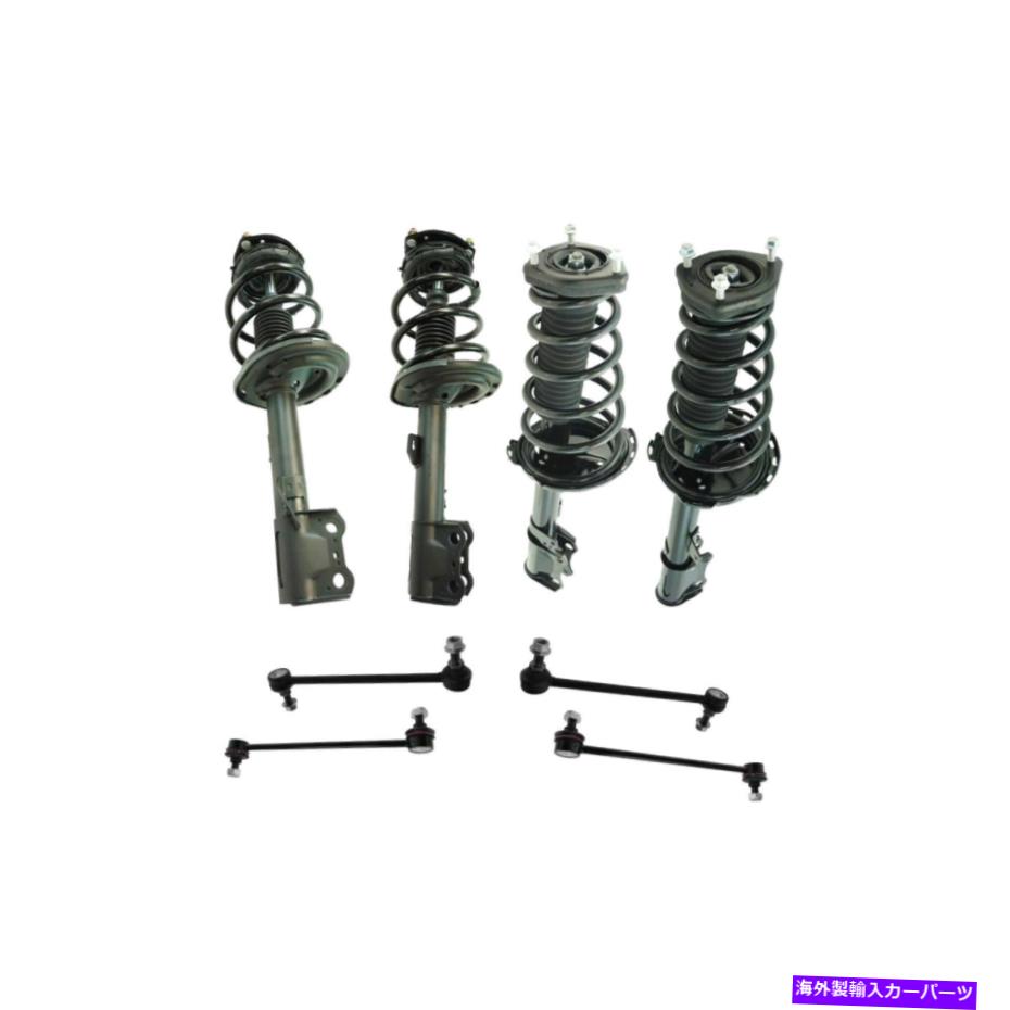 サスペンション 2006 Dodge Ram 1500 8PCS Moog Front Tie Rod End + 8pc Front Rear Complete Strut Spring Assembly & Sway Bar Link Kit For Venza【並行輸入品】