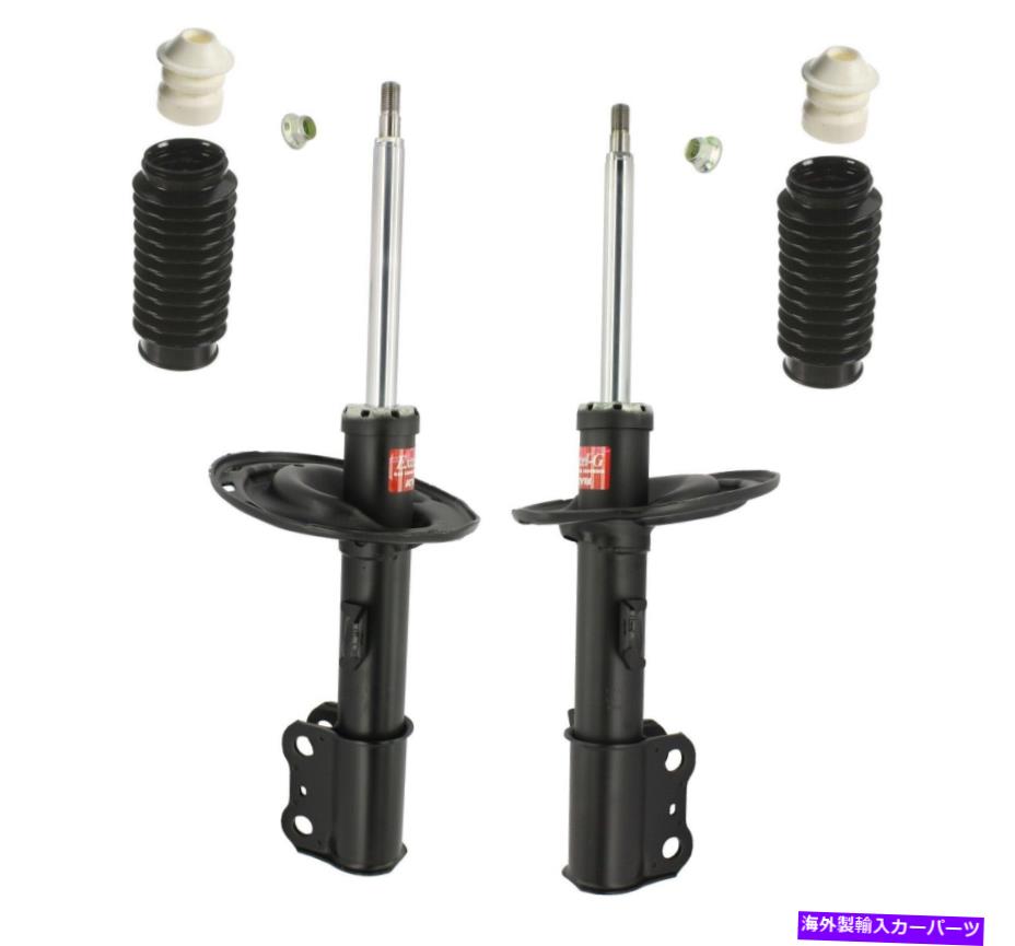 サスペンション 2pcフィットフィットa6c6 05-12左+右右サスペンションショック4f0616031f/2f KYB Front Suspension Struts and Bellows Kit For Toyota Avalon 2004【並行輸入品】