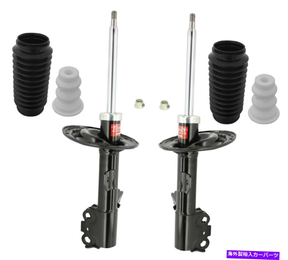 サスペンション 4 Pcステアリングステアリングとキット完全ストラットアセンブリホイール KYB Front Suspension Struts and Bellows Kit For Lexus ES330 2004-2006【並行輸入品】