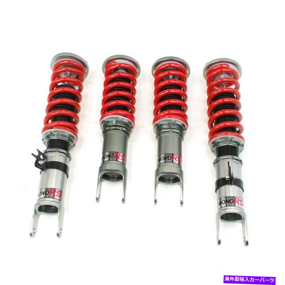 サスペンション 2005年年2009年年年4xフロントリアフロントリア左右サスペンション&コイル Godspeed GSP Maxx Coilovers Suspension Lowering Kit Civic & Del Sol 92-00【並行輸入品】