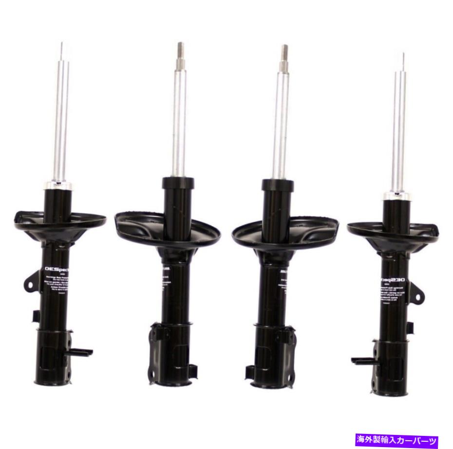 サスペンション 2ビルシュタインサスペンションストラットストラットアセンブリs60 s80 Monroe Front & Rear OESpectrum Suspension Struts Kit For Hyundai Elantra 00-06【並行輸入品】