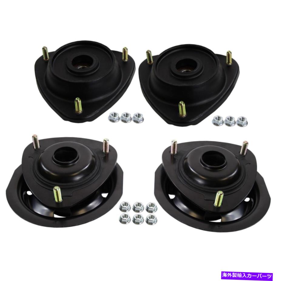 サスペンション フロントリア完全完全クイックロードスプリングアセンブリショックアブソーバー Monroe Front and Rear Suspension Strut Mounts Kit For Subaru Legacy AWD 95-99【並行輸入品】