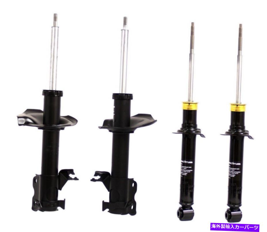サスペンション 4 2004年年2007 Monroe OESpectrum Front & Rear Suspension Struts Kit For Infiniti Nissan Maxima【並行輸入品】